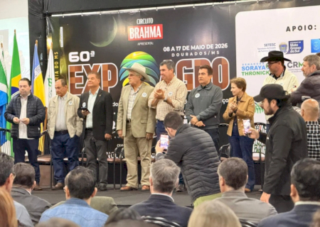 Riedel destaca força do agro e diz que MS vive ciclo de crescimento durante abertura da Expoagro