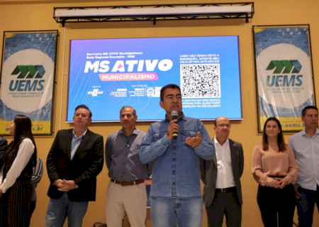 Durante evento MS Ativo, Marçal defende união de prefeitos para superar desafios