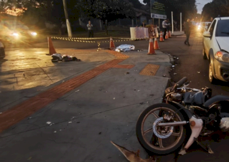 Motociclista morre em colisão após motorista invadir preferencial em Dourados