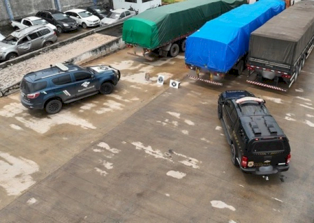 Ação conjunta apreende 75t de insumo químico para produção de cocaína em MS