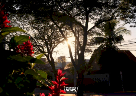 Douradense deve enfrentar dia quente e alerta de tempestade para este sábado