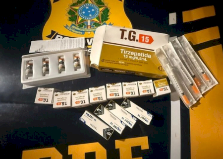 Fiscalização na BR-163 barra transporte de celulares e medicamentos ilegais