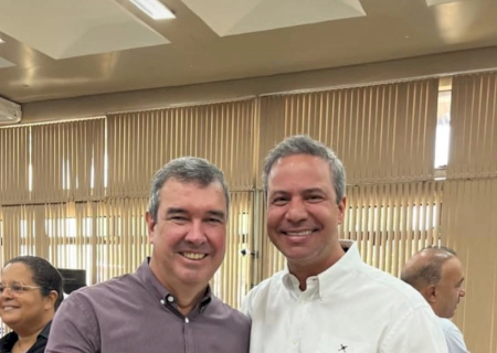 O prefeito de Itaporã, Tiago Carbonaro, participou nesta semana da agenda oficial do Governo do Estado realizada em Dourados