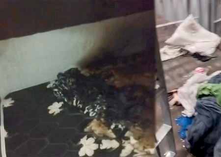 Detenta ateia fogo em cela e provoca incêndio em delegacia (vídeo)
