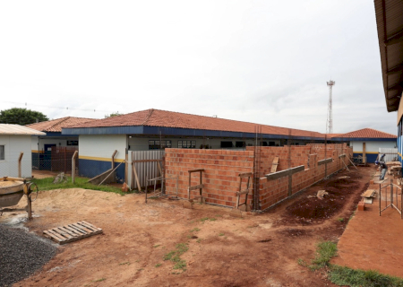 Prefeitura avança com obra de novas salas de aula no Jardim Guaicurus