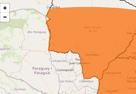 Alerta de tempestade para Dourados e outros 78 municípios do estado é renovado pelo Inmet