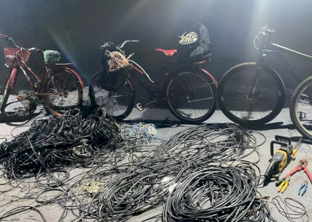 Trio é preso por furto de fiação elétrica e receptação em São Gabriel do Oeste