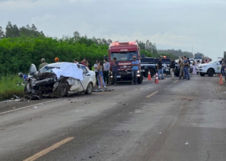 Vítima de acidente na BR-463 é identificada e corpo será levado para São Paulo