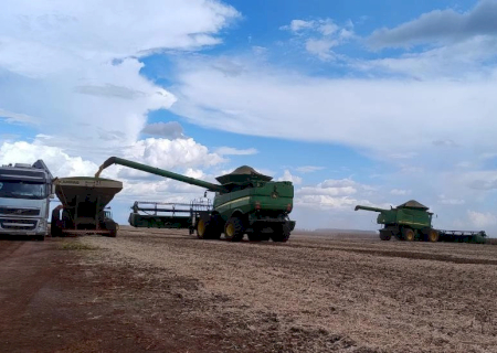 Colheita da soja e plantio do milho avançam em ritmo mais lento em MS