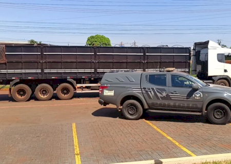 Ação conjunta apreende 10t de maconha em carreta na BR-163