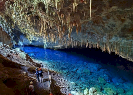 Imasul garante proteção permanente da Gruta do Lago Azul