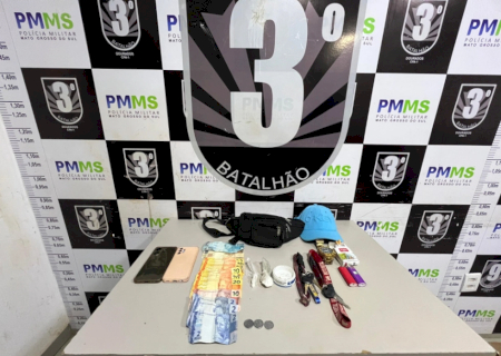 Polícia prende 2 homens por tráfico e resistência após perseguição em Dourados