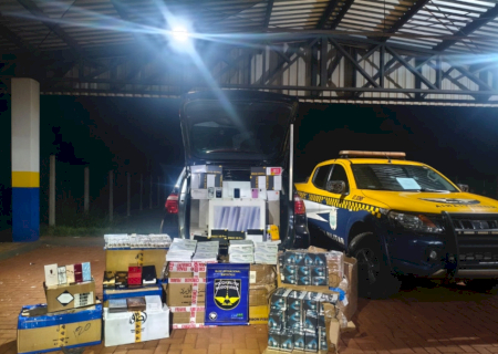 Polícia apreende medicamentos e eletrônicos avaliados em quase R$ 500 mil