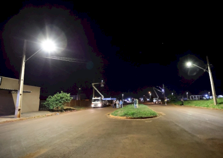 Prefeitura inicia processo de modernização da iluminação pública de Dourados