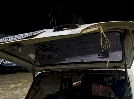 Polícia apreende carro lotado com mercadorias contrabandeadas na MS-164