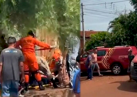 Batida entre motos mata dois pilotos na região central de Dourados (vídeo)