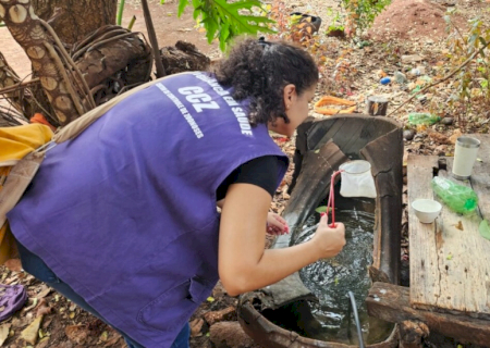 Agentes vistoriam 1.439 casas nas aldeias e encontram 493 focos do Aedes aegypti