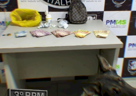 Evadido do semiaberto é flagrado em 'boca de fumo'