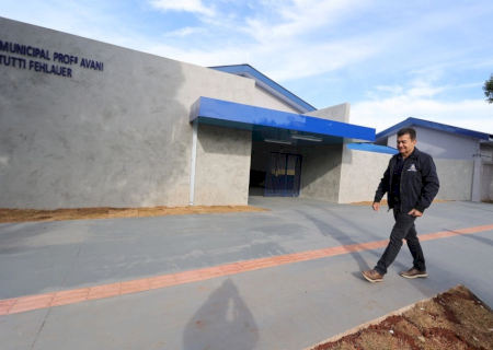 Prefeito vistoria obras da Escola Avani e parte das aulas será liberada em novo espaço