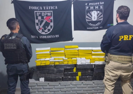 Mulher é presa com 201 quilos de maconha durante ação conjunta