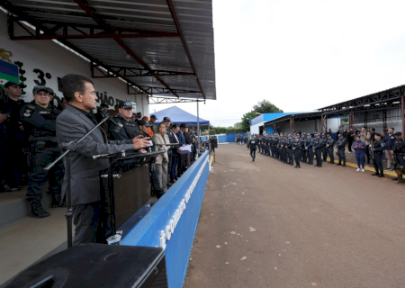 Em solenidade de troca de comando do 3º BPM, Marçal destaca avanço histórico na segurança