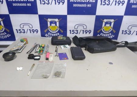 Homem é preso por tráfico após tentar fugir da Guarda Municipal em Dourados