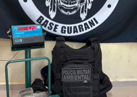 Ação conjunta prende homem com 5 quilos de haxixe em Naviraí