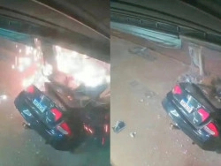 Rapaz colide Honda Civic contra poste e morre na região central de Amambai