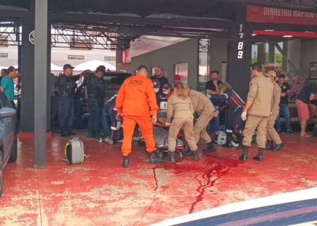 Jovem é baleado com tiros na cabeça em garagem de veículos em Dourados