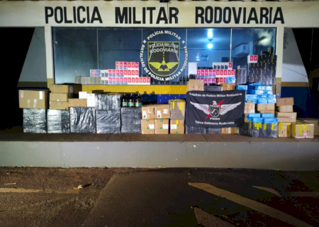Veículos com mercadorias avaliadas em R$ 827 mil são apreendidos em Dourados