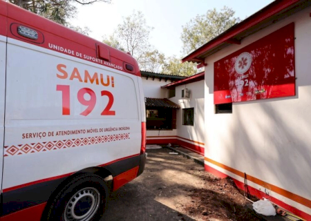 Mulher é socorrida após ser ferida durante bebedeira
